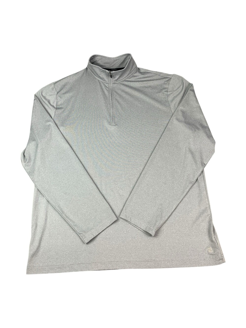 Zelos Performance 1/4 Zip Pullover Top, Gray, Golf Running, Men’s Size Large